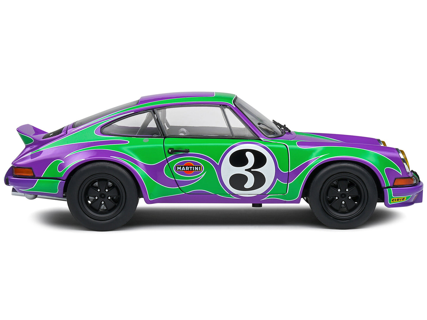 1973 Porsche 911 RSR Purple Diecast Model Race Car 