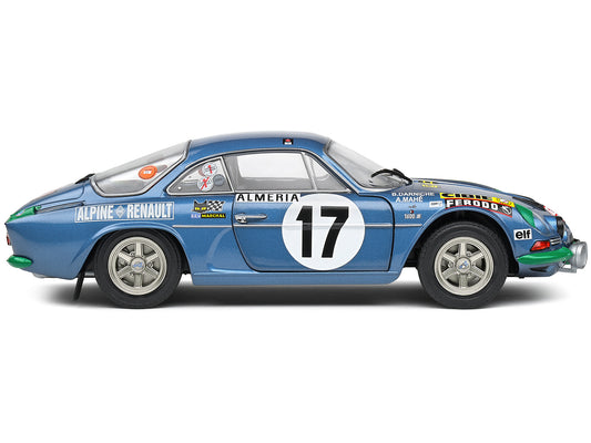 Alpine A110 1600S #17  Diecast Model Race Car 