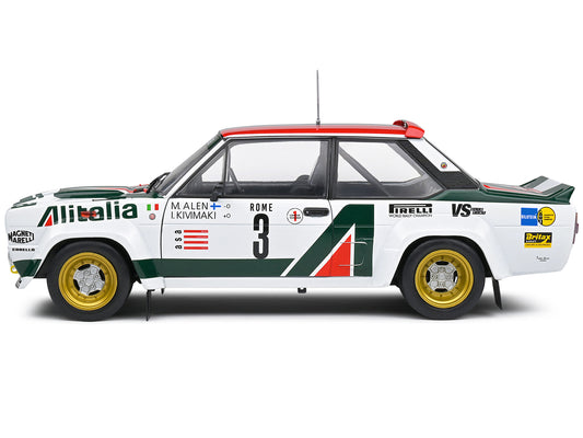 Fiat 131 Abarth #3  Diecast Model Race Car 