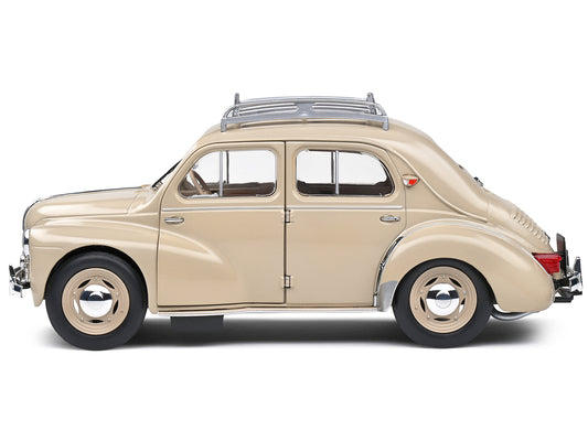 1956 Renault 4CV  Beige Diecast Model Car 