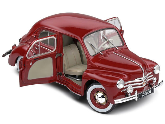 1956 Renault 4CV  Red Diecast Model Car 