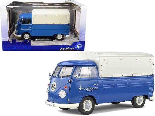 Volkswagen T1   Blue Diecast Model Pickup Truck 