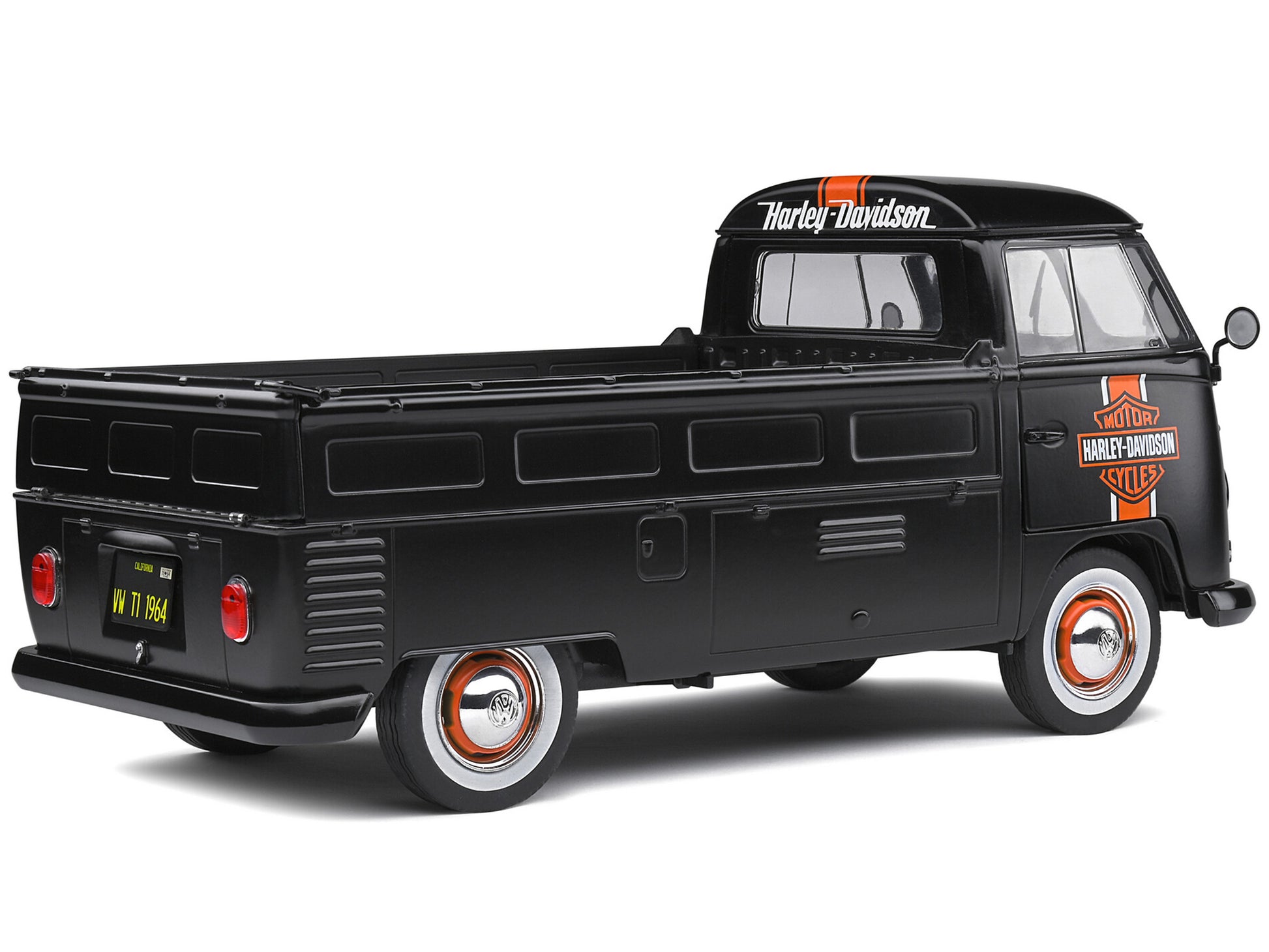 1950 Volkswagen T1 Custom Black Diecast Model Pickup Truck 