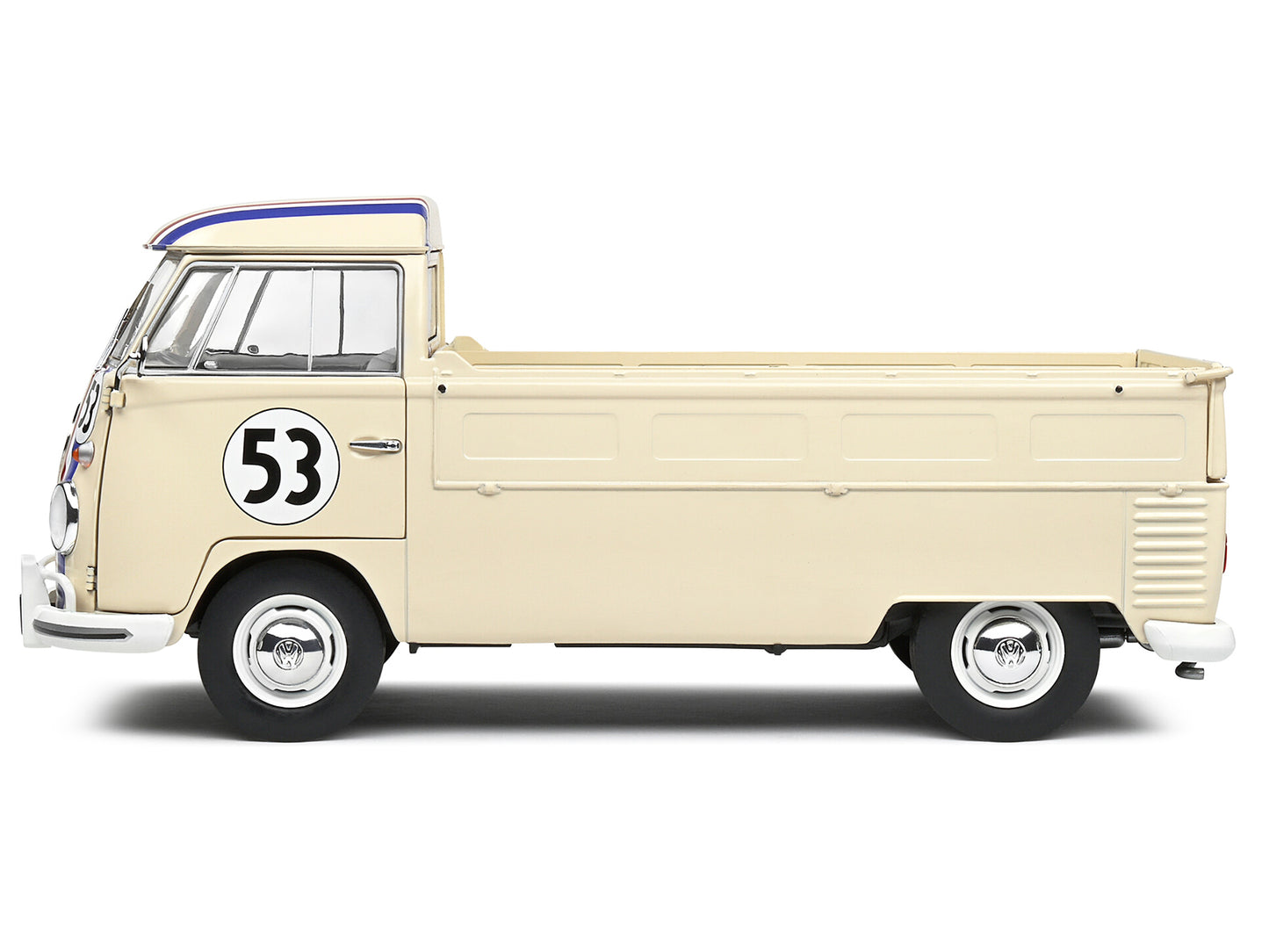 1950 Volkswagen T1 Cream Diecast Model Pickup Truck