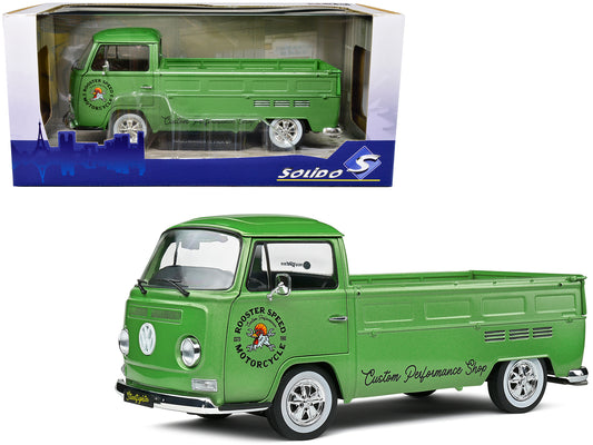 1968 Volkswagen T2  Green Diecast Model Pickup Truck 