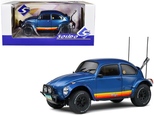 1975 Volkswagen Beetle Blue Diecast Model Car