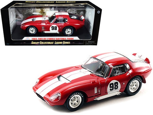 1965 Shelby Cobra Daytona Red Diecast Model Race Car 