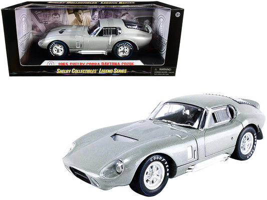 1965 Shelby Cobra Daytona Silver Diecast Model Car 