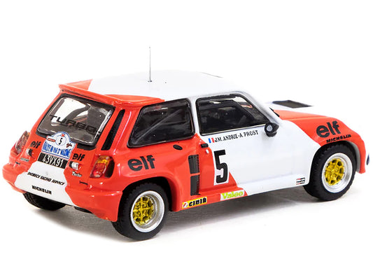 1981 Renault 5 Multi-color Diecast Model Race Car