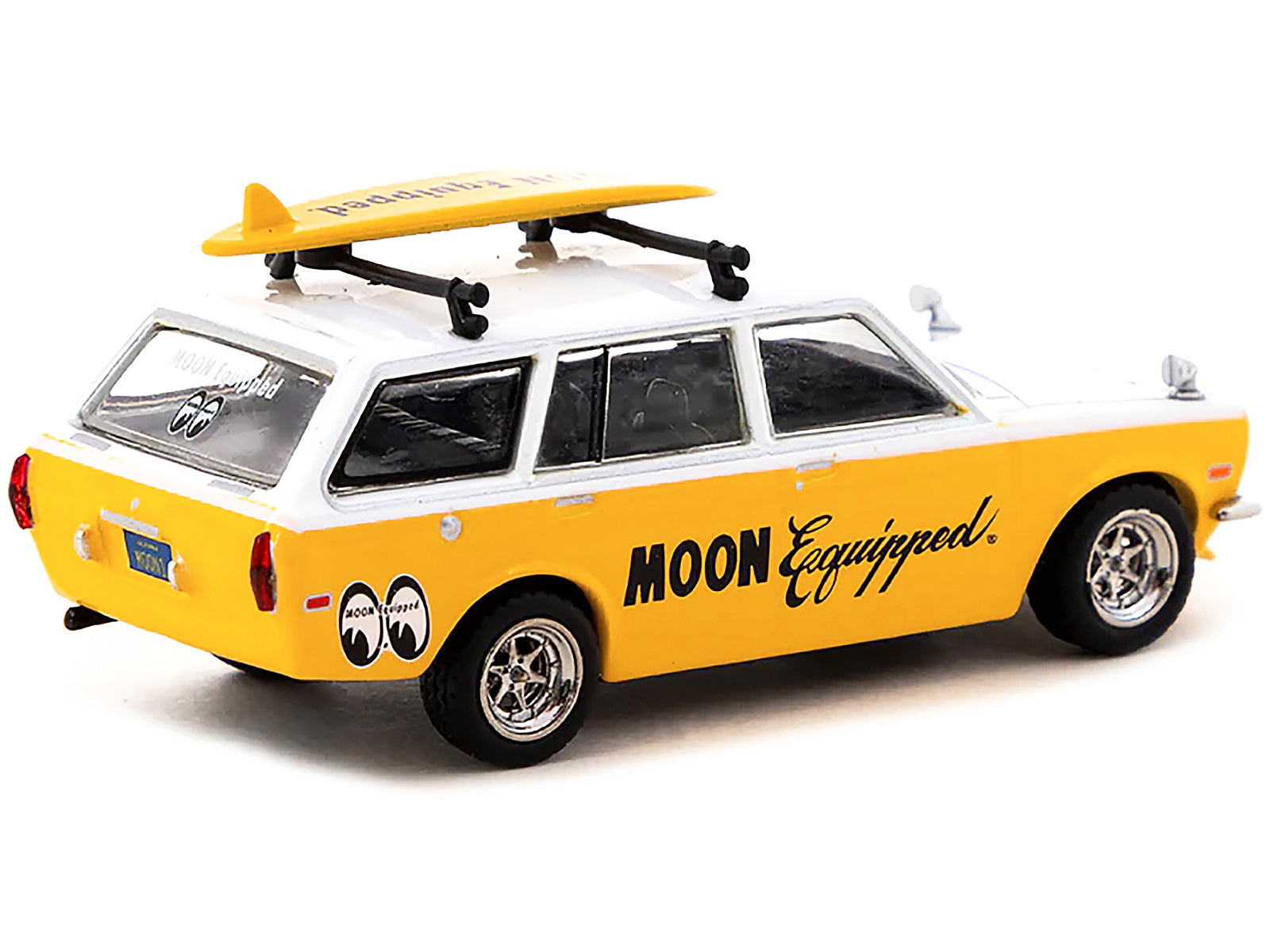 Datsun bird 510 Wagon Yellow Diecast Model Car 