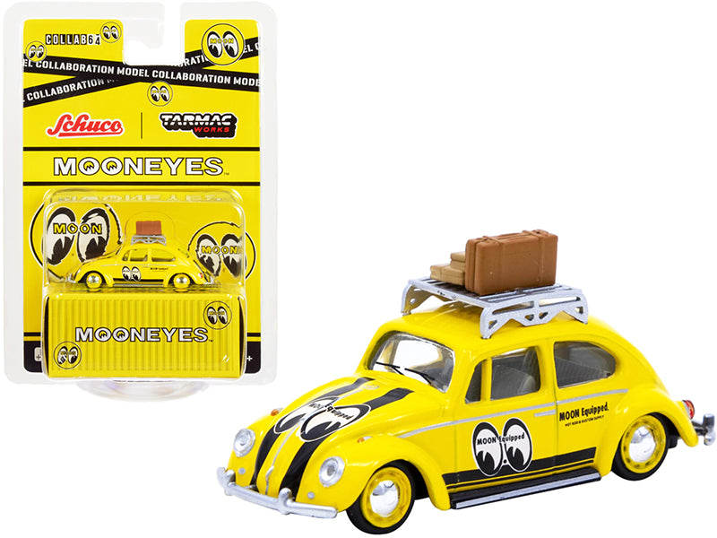 Volkswagen Beetle Low Ride Yellow Diecast Model Car 