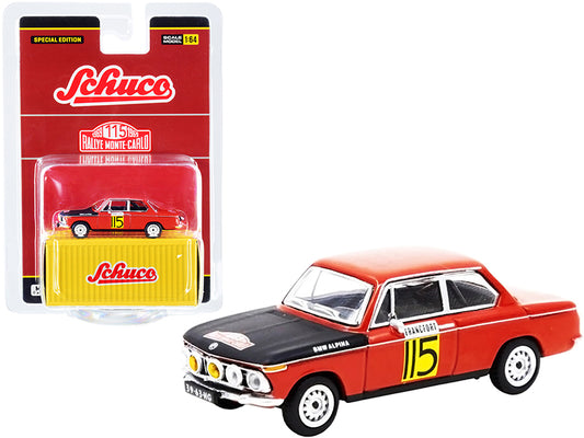 Brand new 1/64 scale diecast car model of BMW 2002 #115 Rally Monte Carlo (1969) die cast model car by Schuco &amp; Tarm