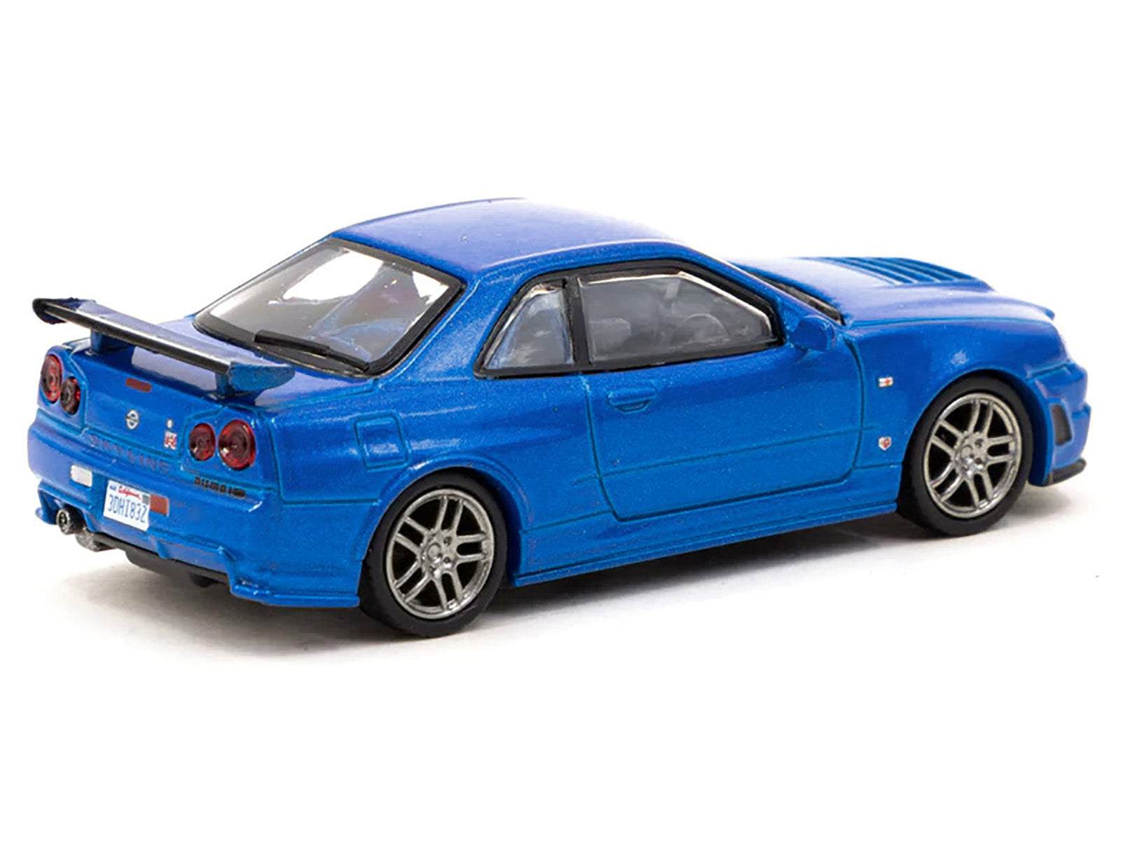 Brand new 1/64 scale diecast car model of Nissan Nismo R34 GT-R Z-tune RHD (Right Hand Drive) Blue Metallic "FuelFest To