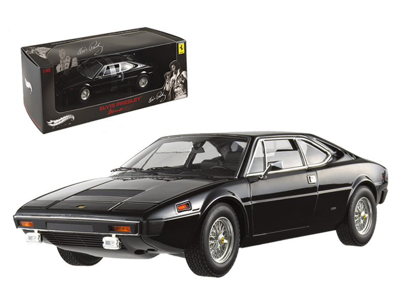 Brand new 1/18 scale diecast car model of Ferrari Dino 308 GT4 Black (Elvis Presley Owned) "Elite Edition" Series die ca