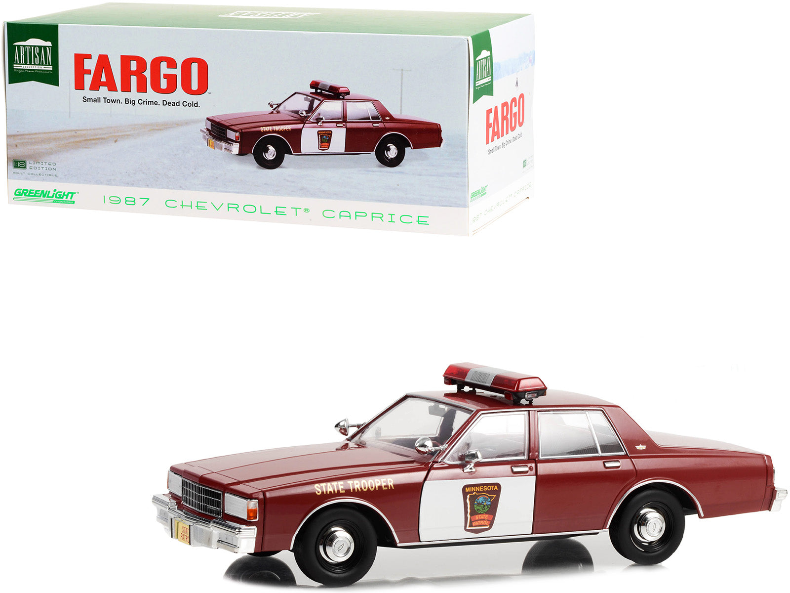 1987 Chevrolet Caprice  Red Diecast Model Car Fargo (1996)