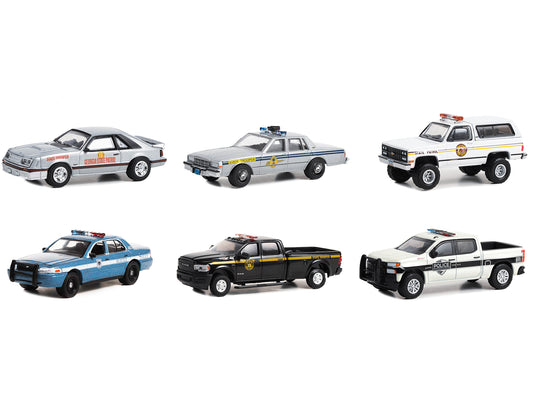 Hot Pursuit 6 piece  Diecast Model Car/Truck Set 