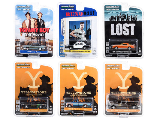 Hollywood Series Set of  Diecast Model Car/Truck Set 