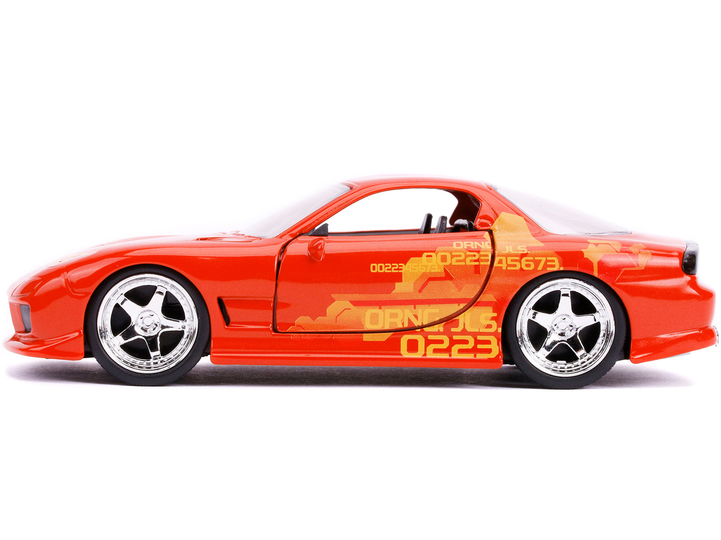  Julius' Mazda RX Orange Diecast Model Car 