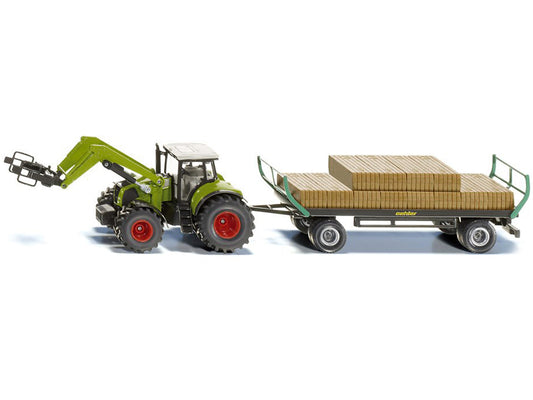 Claas Tractor w Square Green Diecast Model Tractor 
